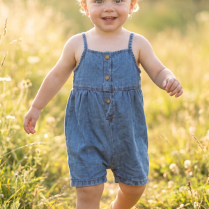 Denim overalls