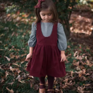 Corduroy jumper set