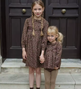 Brown floral collection