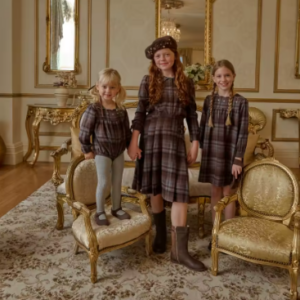 Brown plaid collection