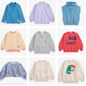 Assorted sweatshirts
