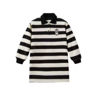 Striped sweatshirt dress