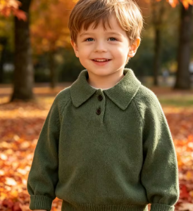 Knit polo