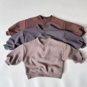 V-neck sweatshirt