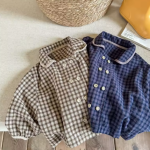 Plaid blouse