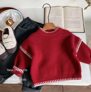 Stitched sweater