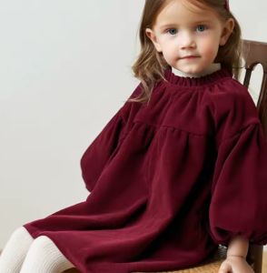 Ruffle collar dress
