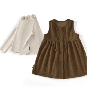 Corduroy jumper set